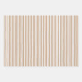  beige kerstinpakpapier inpakpapier vel (Voorkant 2)