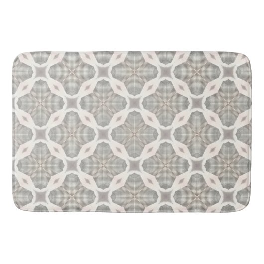 Beige kettingschakel ontwerp als badmat (Voorkant)