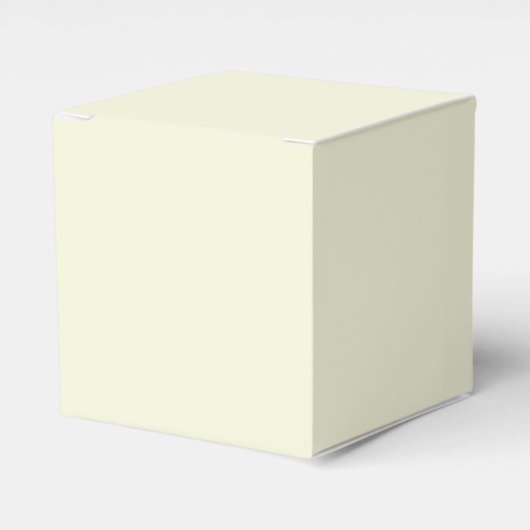 Beige Klassieke Favor Doos Bedankdoosjes (Voorkant Zijde)