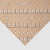 Beige kleefband/zurussen tissuepapier (Detail)