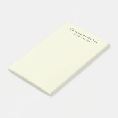 Beige Kleur Eenvoudig Eenvoudig Minimalistisch Post-it® Notes (Schuin)