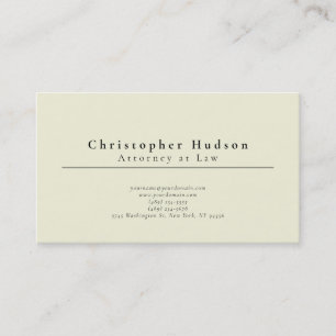 Beige Kleur Modern Eenvoudig Sober Minimalistisch Visitekaartje