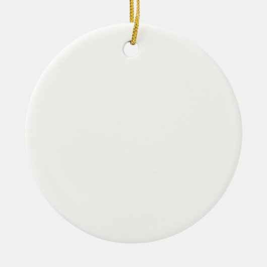 Beige kleur - patroon keramisch ornament (Voorkant)