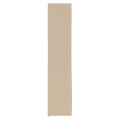 Beige Korte Tafelloper (Voorkant)