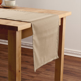 Beige Korte Tafelloper