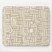 Beige Kuba Print Muismat (Voorkant)