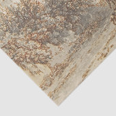 Beige  kunst jachtpaarden en honden tissuepapier (Detail)