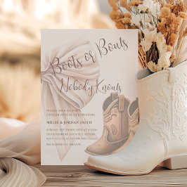 Beige laarzen of bogen Waterverf gender openbaren Kaart