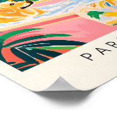 Beige Labrador in bad, Dog Art Print, grappige bar Poster (Hoek)