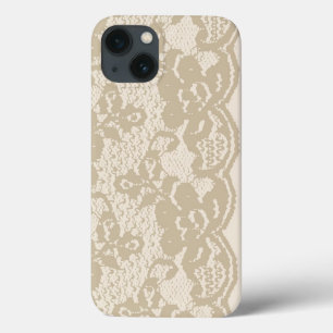 Beige lace Case-Mate iPhone case