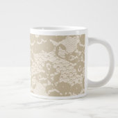 Beige lace grote koffiekop (Rechts)