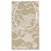 Beige lace klein cadeauzakje (Achterkant)