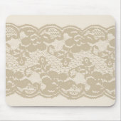 Beige lace muismat (Voorkant)