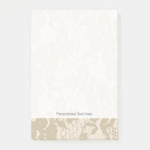 Beige lace post-it® notes (Voorkant)
