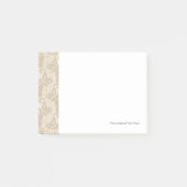 Beige lace post-it® notes (Voorkant)