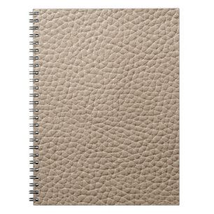 Beige lederen textuur, naadloze achtergrond. notitieboek