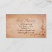 Beige  Lelies Antiek Store Visitekaartje (Achterkant)