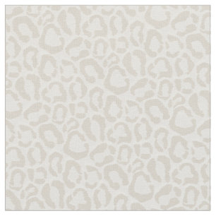 Beige Leopard Animal Print Stof
