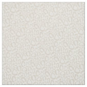 Beige Leopard Animal Print Stof (Swatch)