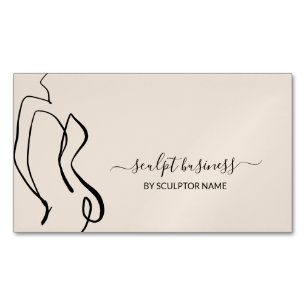Beige Lichaamsmodellering contouring esthetiek Magnetisch Visitekaartje