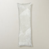 Beige/Lichte Warmgrijze Minimale Geometrische Inkt Lichaamskussen (Achterkant (Verticaal))