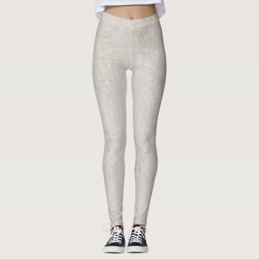 Beige Light Doily Women's Leggings (Voorkant)