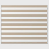 Beige lijn cadeaupapier (Vlak)