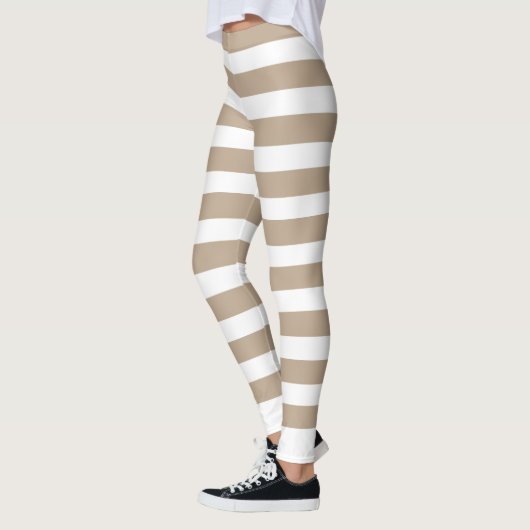 Beige lijn leggings (Links)