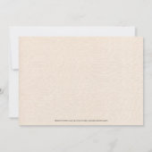 Beige Linen White Script zal je zijn mijn Bridesma Kaart (Achterkant)