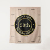 Beige Linnen Wandkleed (Voorkant)