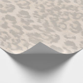 Beige luipaard. cadeaupapier (Hoek)