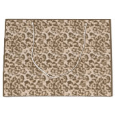 Beige luipaard  groot cadeauzakje (Voorkant)