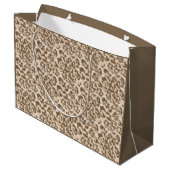 Beige luipaard  groot cadeauzakje (Achterkant Gekanteld)