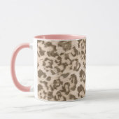 Beige luipaard. mok (Links)