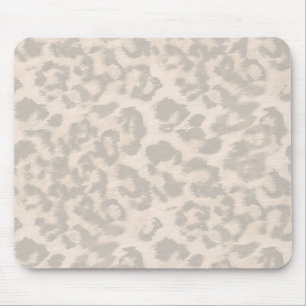 Beige luipaard. muismat