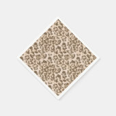 Beige luipaard. servet (Hoek)