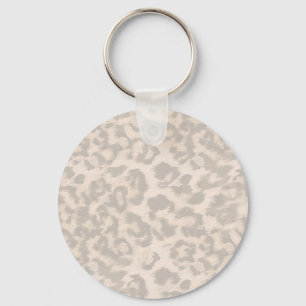Beige luipaard. sleutelhanger