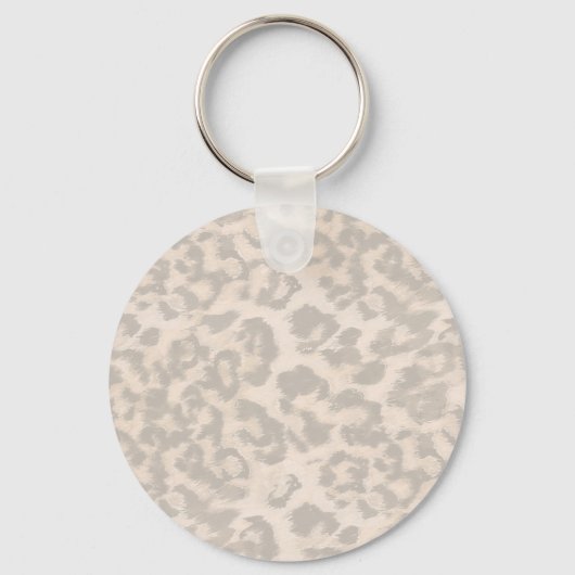 Beige luipaard. sleutelhanger (Voorkant)