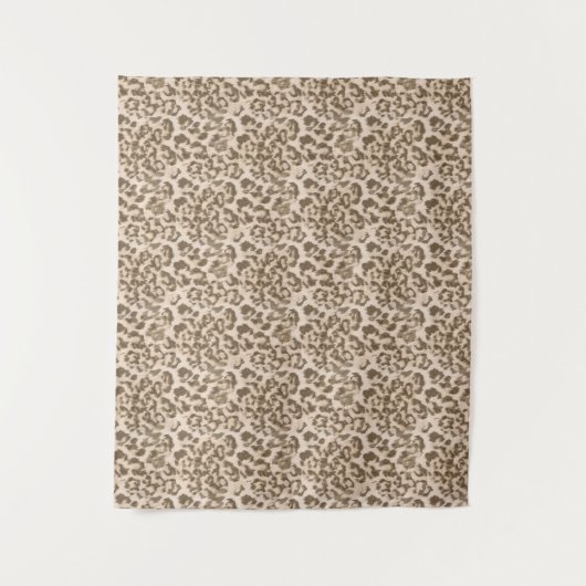 Beige luipaard. wandkleed (Voorkant)