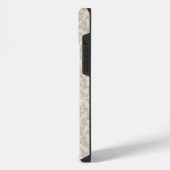 Beige luipaardprint . iPhone hoesje (Linkerkant)