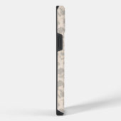 Beige luipaardprint . iPhone hoesje (Rechterkant)