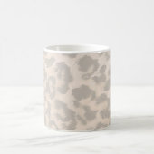 Beige luipaardprint. koffiemok (Center)