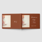 beige macrame bruiloft gastenboek (Volledig)