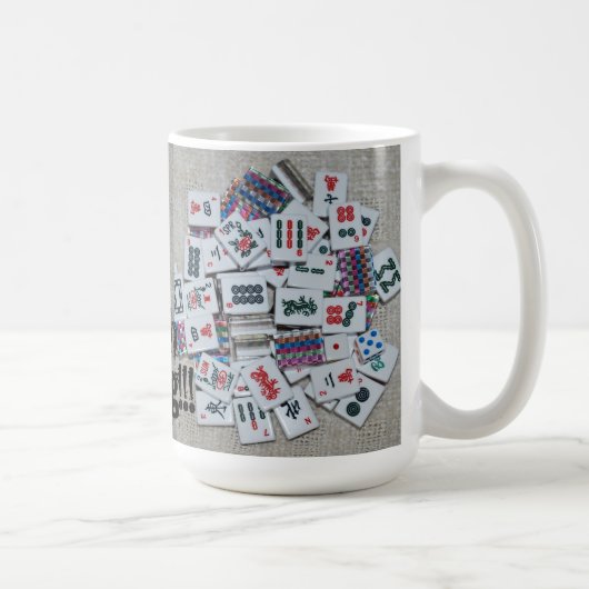 Beige- mah jongg mok (Rechts)