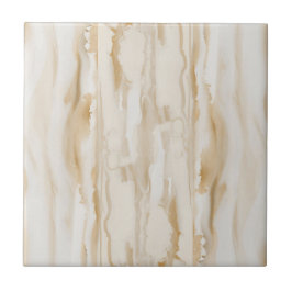 Beige Marble 3 Stones Ceramic Tegel Tegeltje