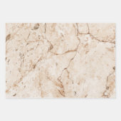 Beige Marble Inpakpapier Vel (Voorkant 2)