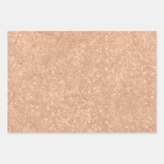 Beige Marble Terrazzo Texture Inpakpapier Vel (Voorkant)