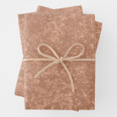 Beige Marble Terrazzo Texture Inpakpapier Vel (In situ)