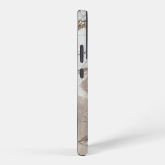 Beige Marble with Gold Veins – Elegant Design Samsung Galaxy Hoesje (Rechterkant)