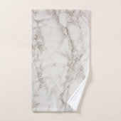 Beige marmer bad handdoek (Handdoek)